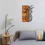 Wallity Bahama Accesorio Decorativo de Pared Negro y Nogal